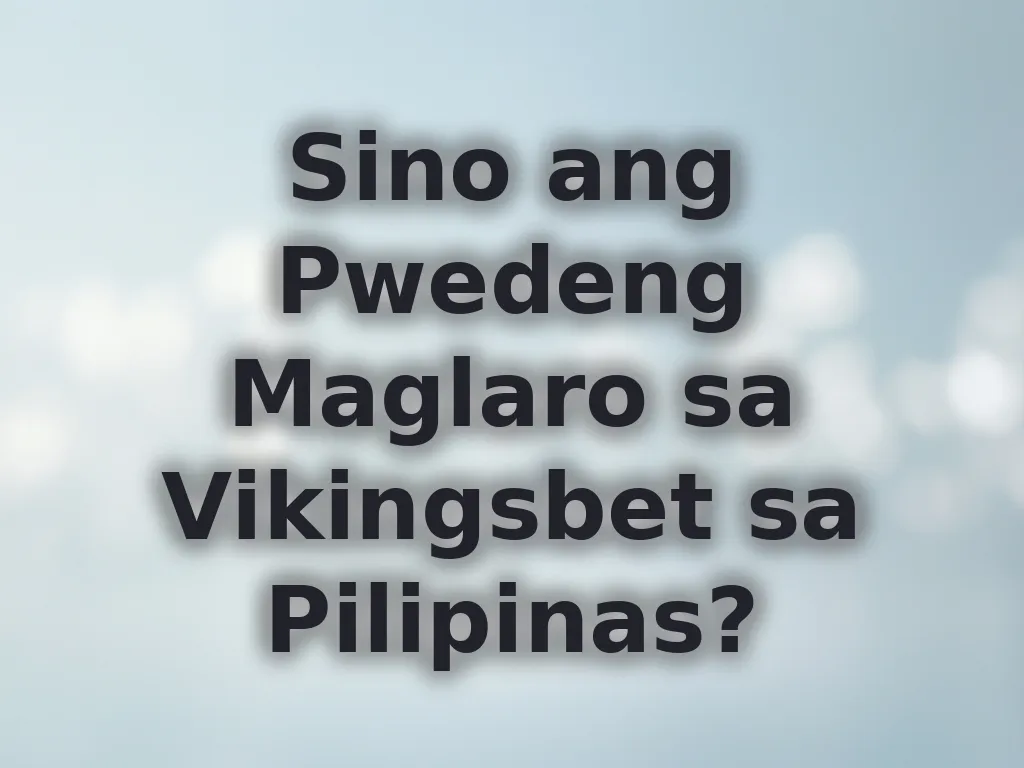 Vikingsbet eligibility rules